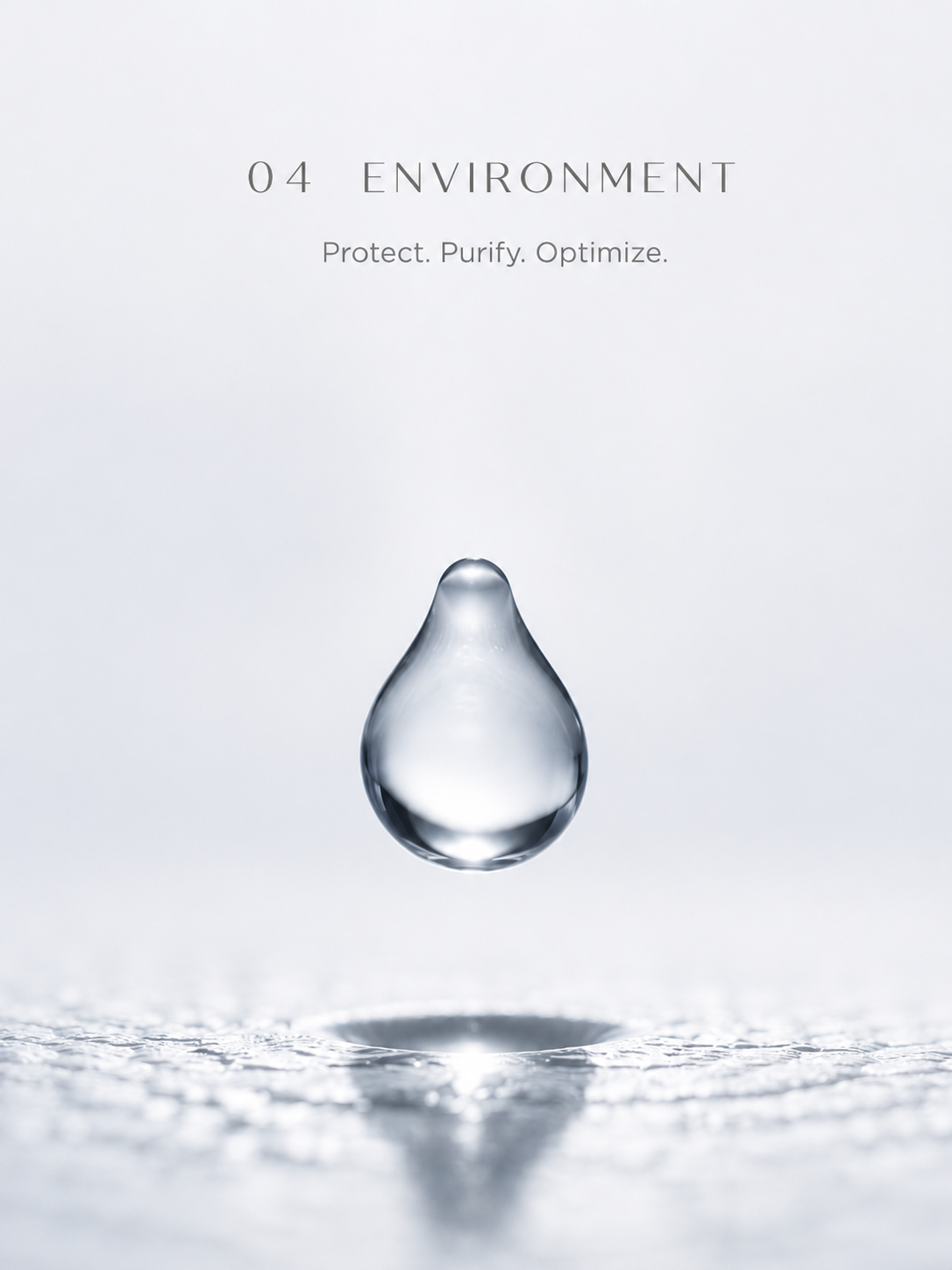 Environment — protect, purify, optimize